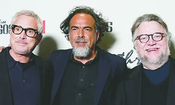 Los 3 Amigos, 16 Años Después;  Cuarón, González Iñárritu y Guillermo del Toro  Regresan Juntos a los Oscar